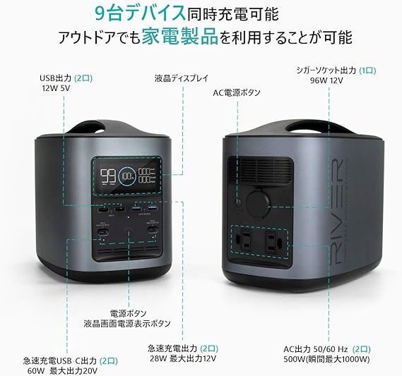 EFDELTA_ECOFLOW R500 ポータブル電源_商品説明画像_02